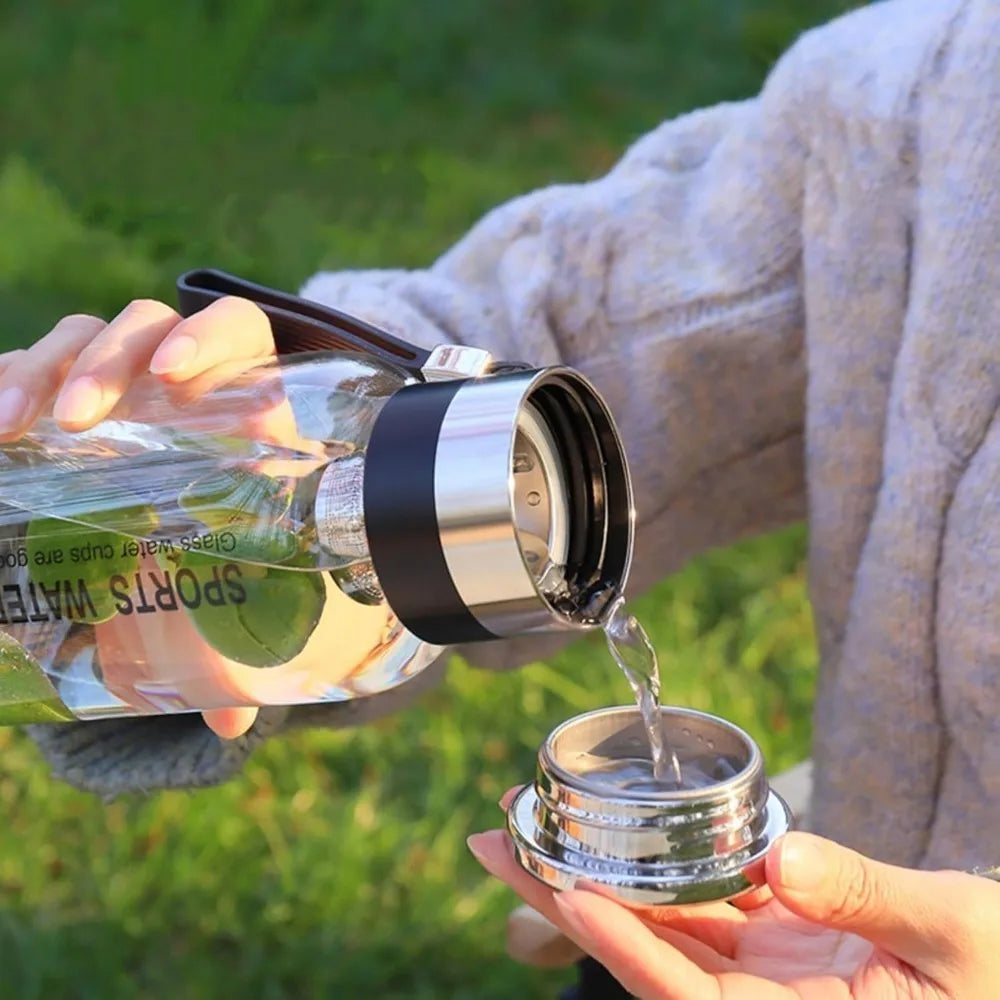 Cold Brew & Tea Infuser Glass Bottle | Stainless Steel Filter | 750ml & 1L