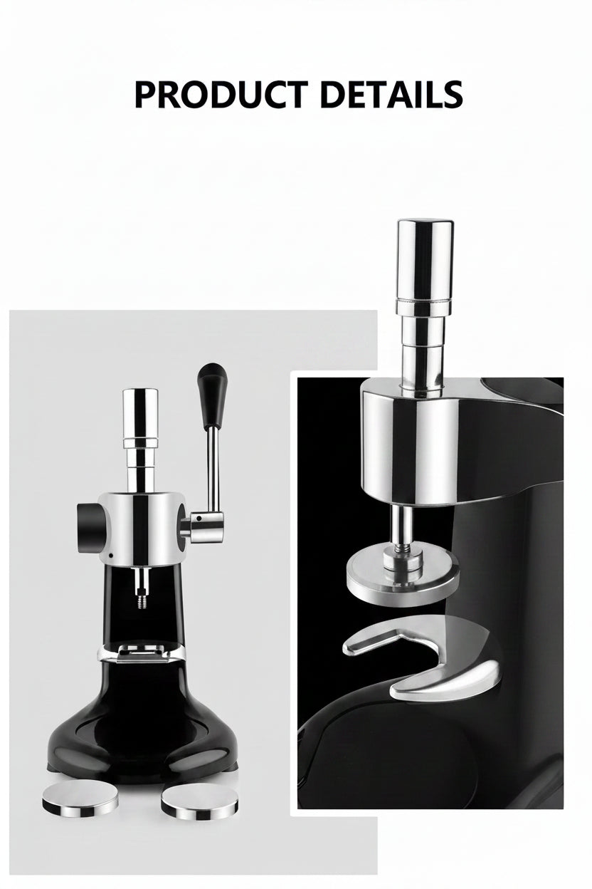 Professional Espresso Tamper | Interchangeable 57.5mm & 58mm | Commercial-Grade Stainless Steel