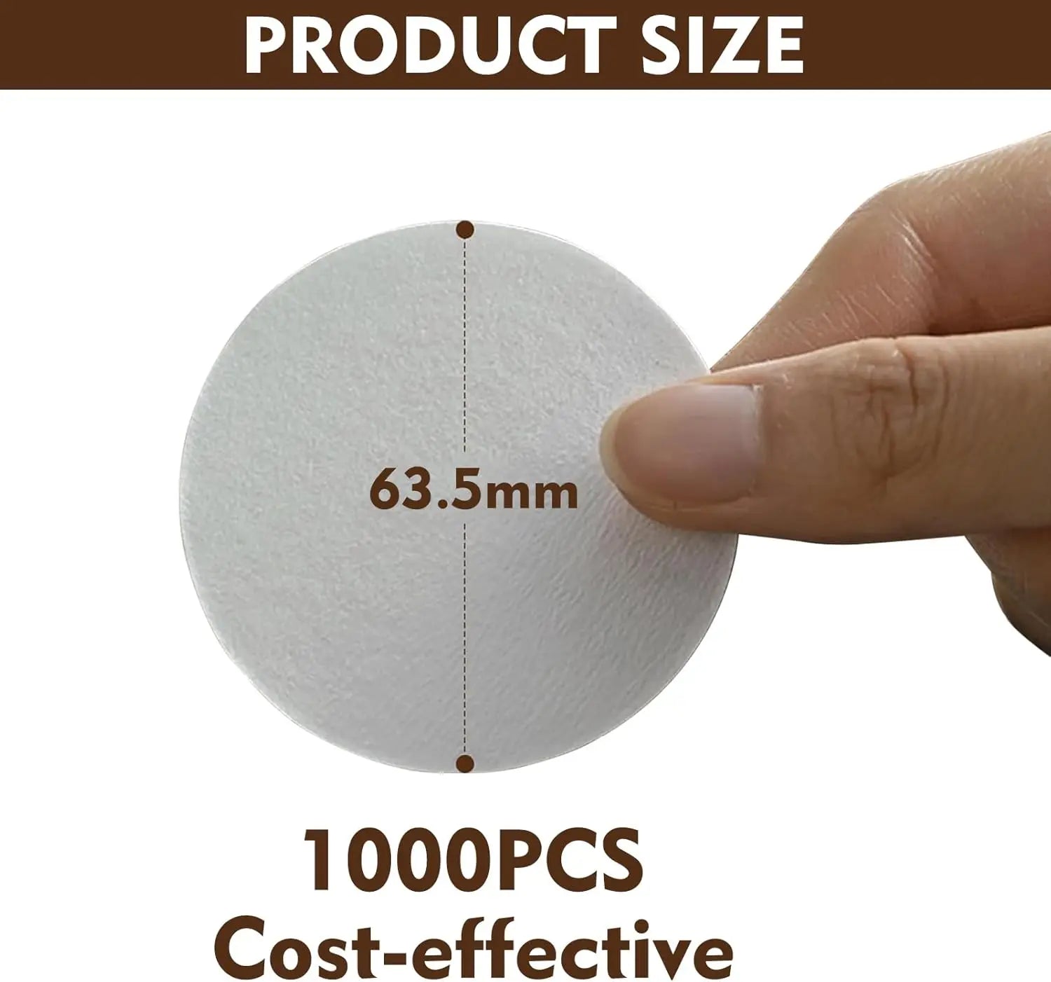 Round Paper Micro-Filters | Aeropress Original, Go & Clear Compatible | 500 or 1000pc