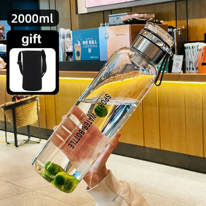 Large Capacity Glass Cold Drinks Bottle
