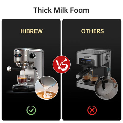 HiBREW H11 Slimline Espresso Machine | 20-Bar Professional Station & Barista Bundles