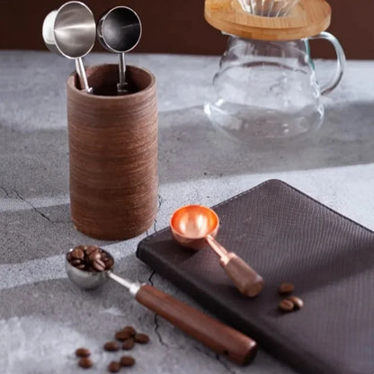 Walnut Handle Coffee Measuring Spoon