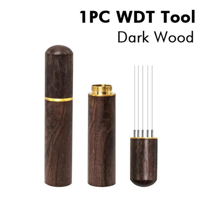 Espresso WDT Distribution Tool with Wooden Handle