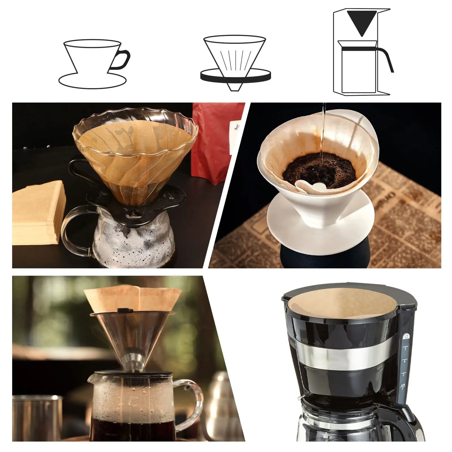 Hario V60 Filter Papers (Natural)