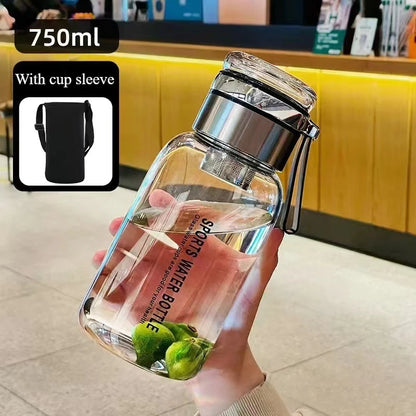 Cold Brew & Tea Infuser Glass Bottle | Stainless Steel Filter | 750ml & 1L