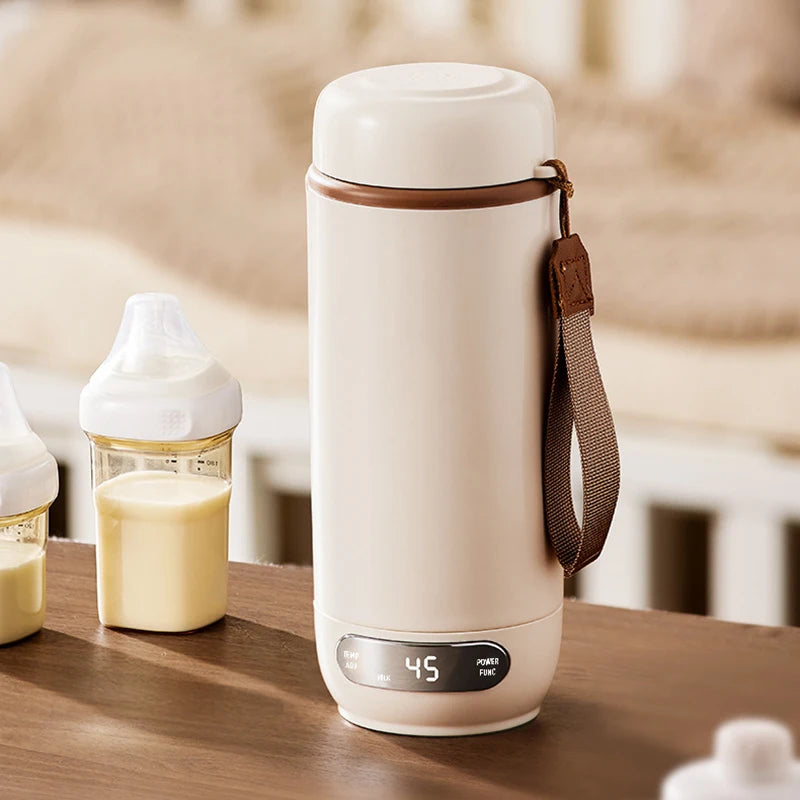 600ml Smart Electric Travel Cup – Intelligent LED Display & 12-Level Precision Temp Control