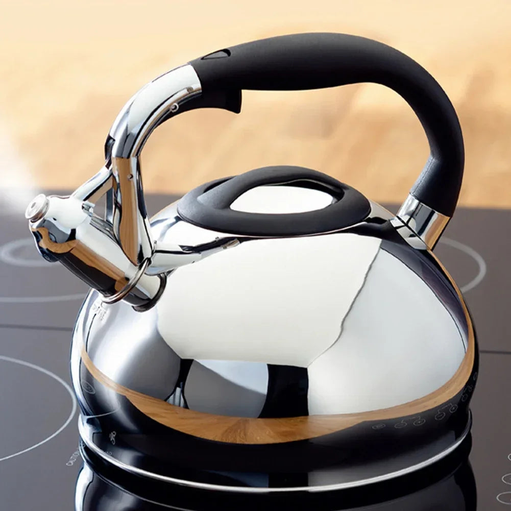 Stainless Steel Whistling Stovetop Kettle — Induction & Gas | 2.3L / 2.5L