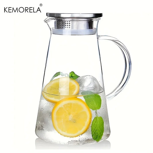 Heat-Resistant Glass Water Jug | Large Capacity