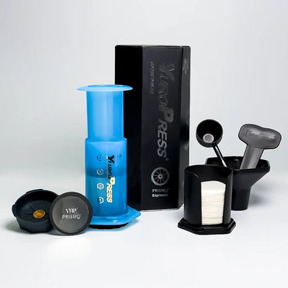 Portable 3-in-1 Coffee Press Kit | Espresso, Filter & Cold Brew