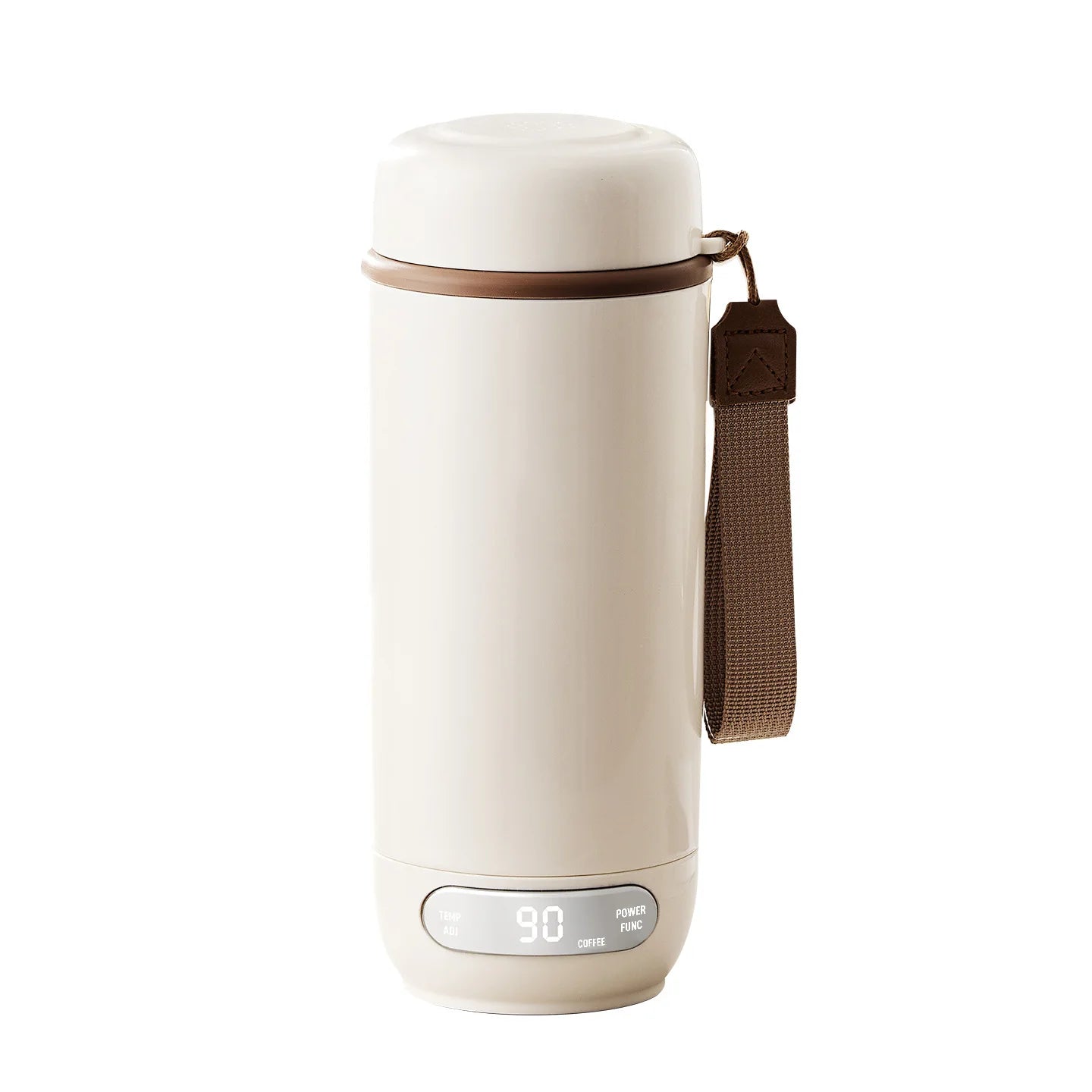 600ml Smart Electric Travel Cup – Intelligent LED Display & 12-Level Precision Temp Control