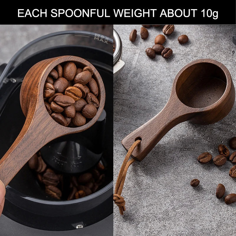 Wooden Coffee Barista Dosing Set with Spray Bottle