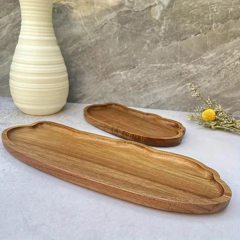 Hinoki Japanese Serving Tray | Cypress Wood | Coffee, Tea & Breakfast