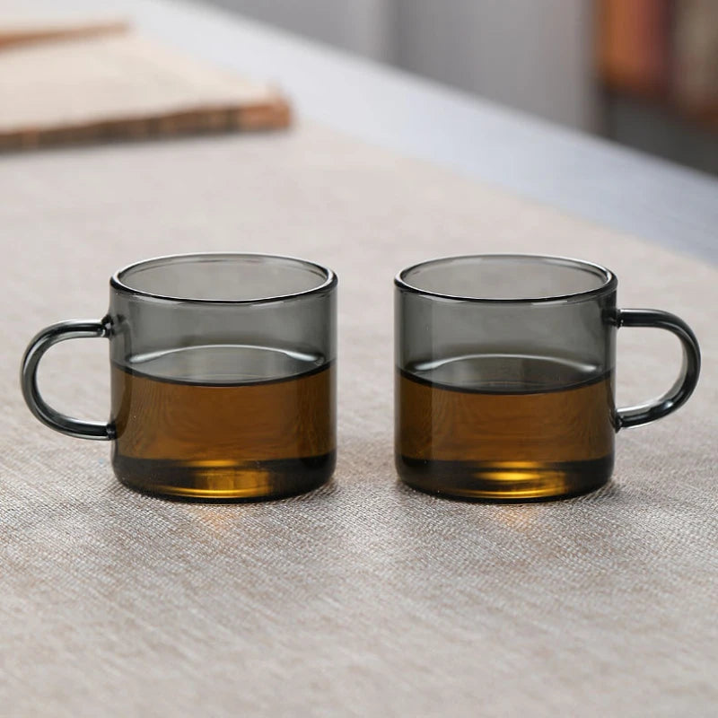 Borosilicate Glass Teapot with Infuser | Heat-Resistant | 550ml & 2 Cup