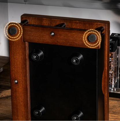 Solid Wood Espresso Tamper Station Workbench