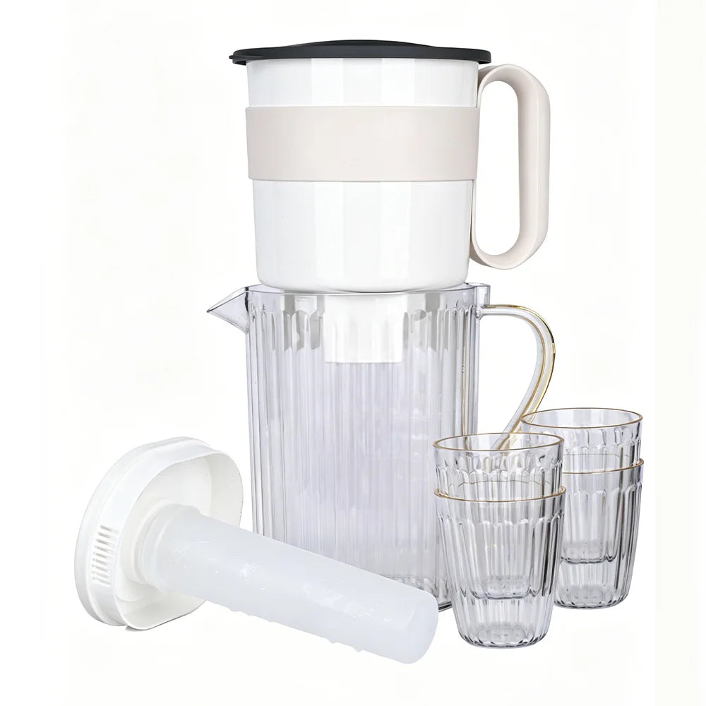 Large Capacity Cold Brew Coffee Maker | Portable Bucket & Ice Drip Filter Pot | 1.65L