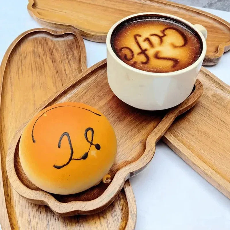 Hinoki Japanese Serving Tray | Cypress Wood | Coffee, Tea & Breakfast