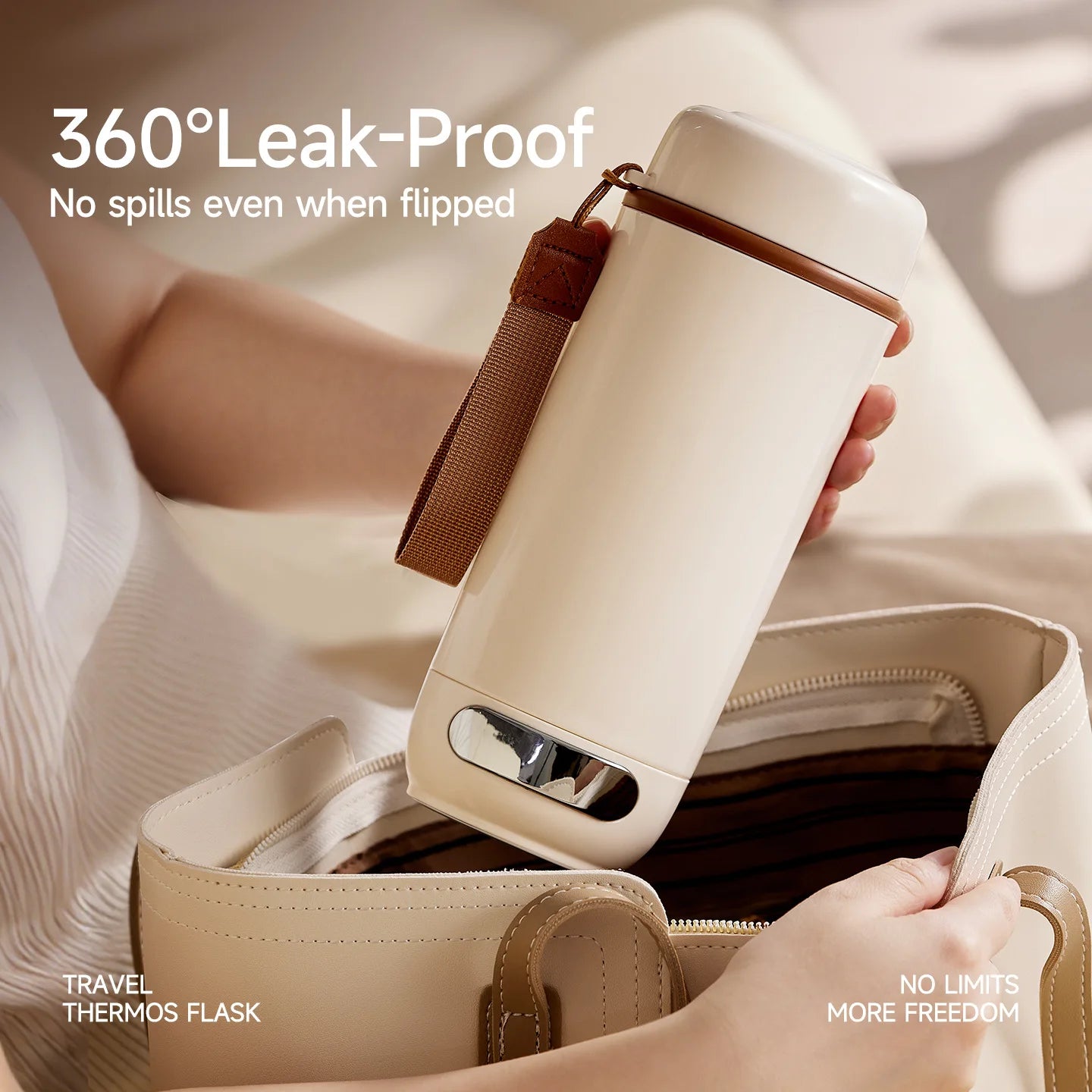 600ml Smart Electric Travel Cup – Intelligent LED Display & 12-Level Precision Temp Control
