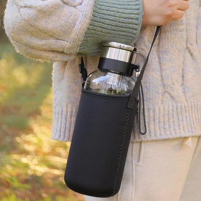 Cold Brew & Tea Infuser Glass Bottle | Stainless Steel Filter | 750ml & 1L
