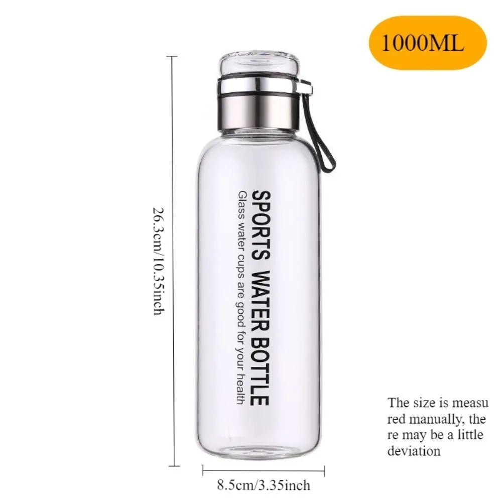 Cold Brew & Tea Infuser Glass Bottle | Stainless Steel Filter | 750ml & 1L