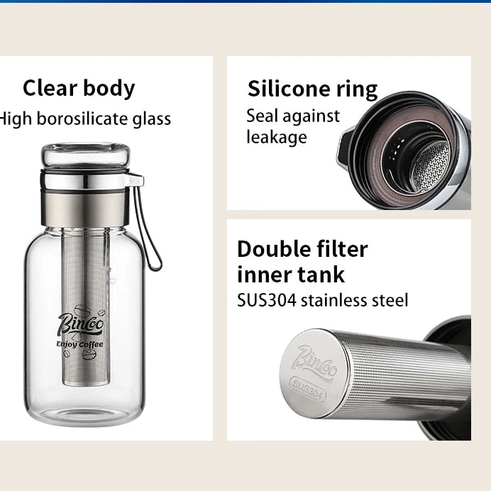Cold Brew Coffee Maker & Tea Infuser Pitcher