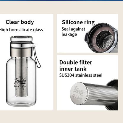 Cold Brew Coffee Maker & Tea Infuser Pitcher
