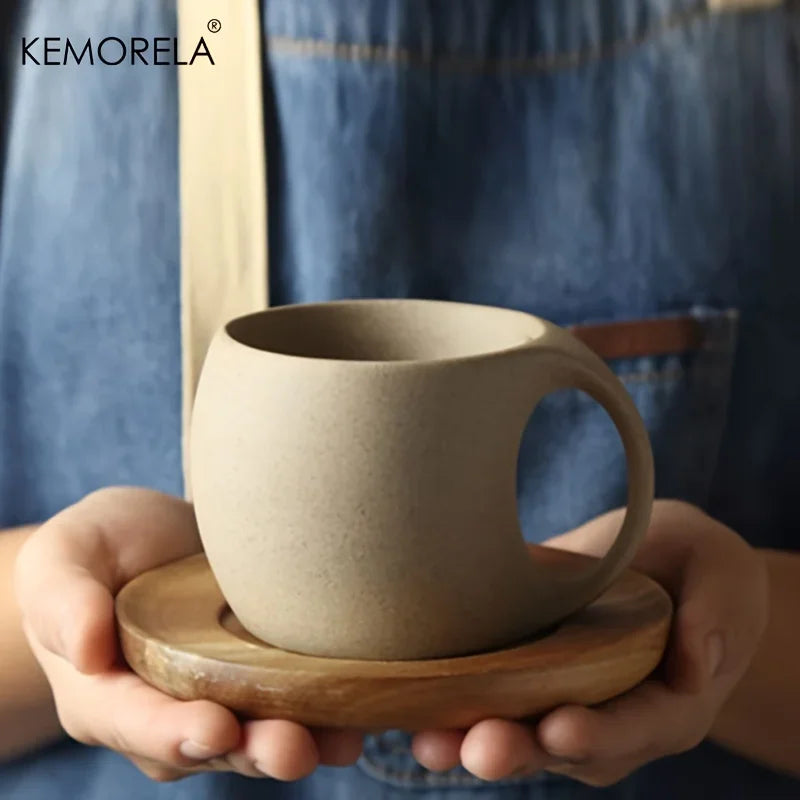 Ceramic Coffee Cup & Saucer Set | 220ml | Afternoon Tea & Breakfast