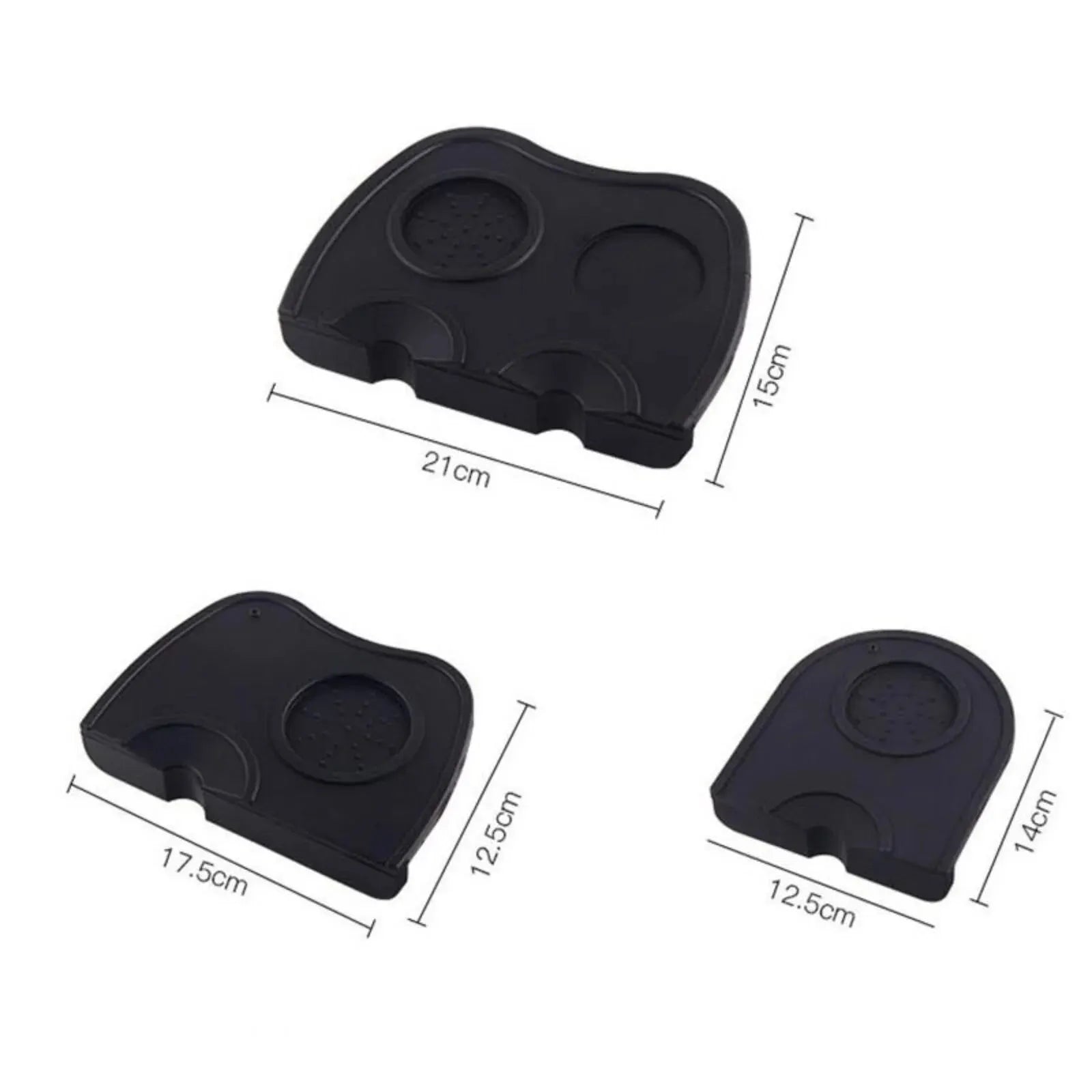Silicone Espresso Tamper Mat & Station | Corner Tamping Pad | Small / Medium / Large