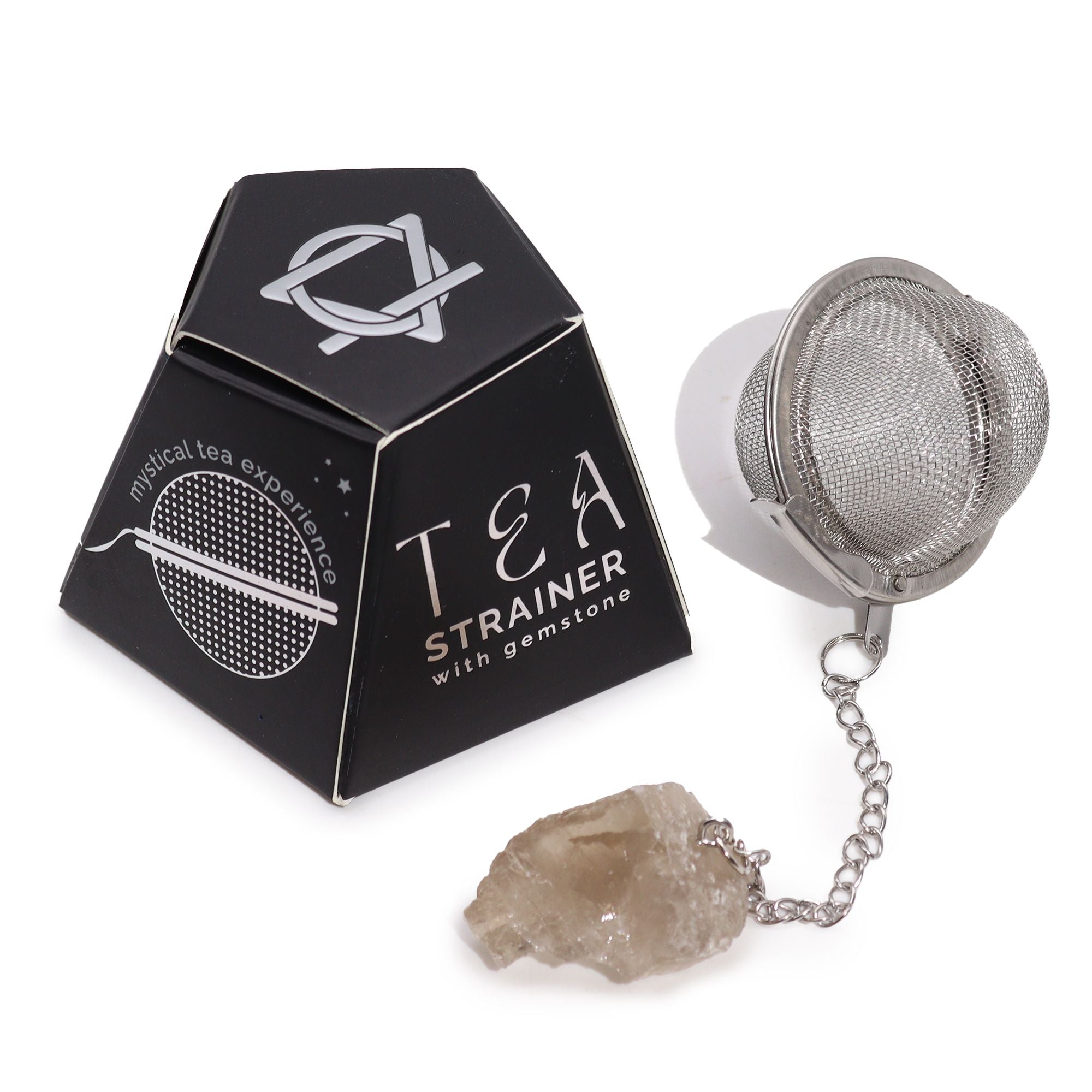 Smoky Quartz Gemstone Tea Strainer | Ember & Olive - Ember & Olive Coffee Co.®