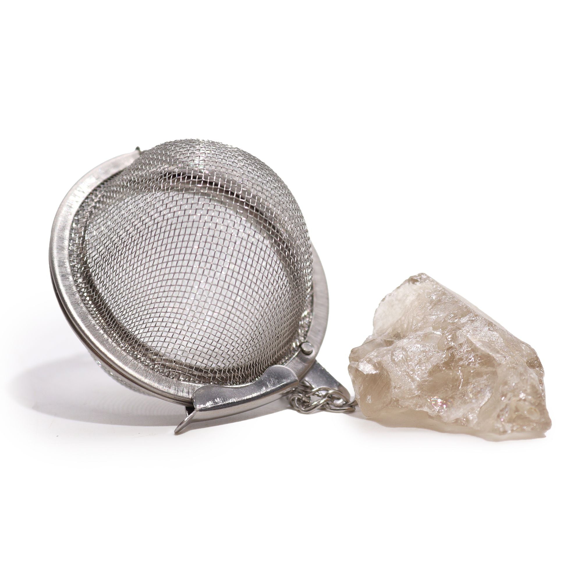 Smoky Quartz Gemstone Tea Strainer | Ember & Olive - Ember & Olive Coffee Co.®