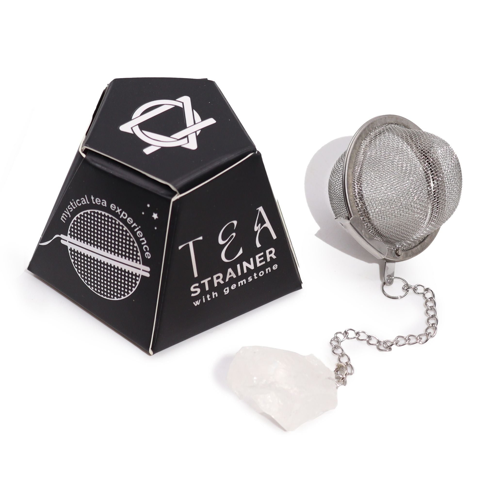 Rock Quartz Gemstone Tea Strainer | Ember & Olive - Ember & Olive Coffee Co.®