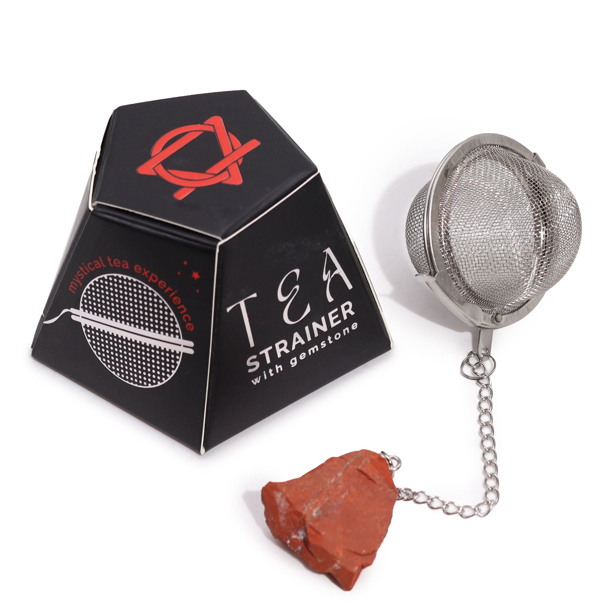 Red Jasper Gemstone Tea Strainer | Ember & Olive - Ember & Olive Coffee Co.®