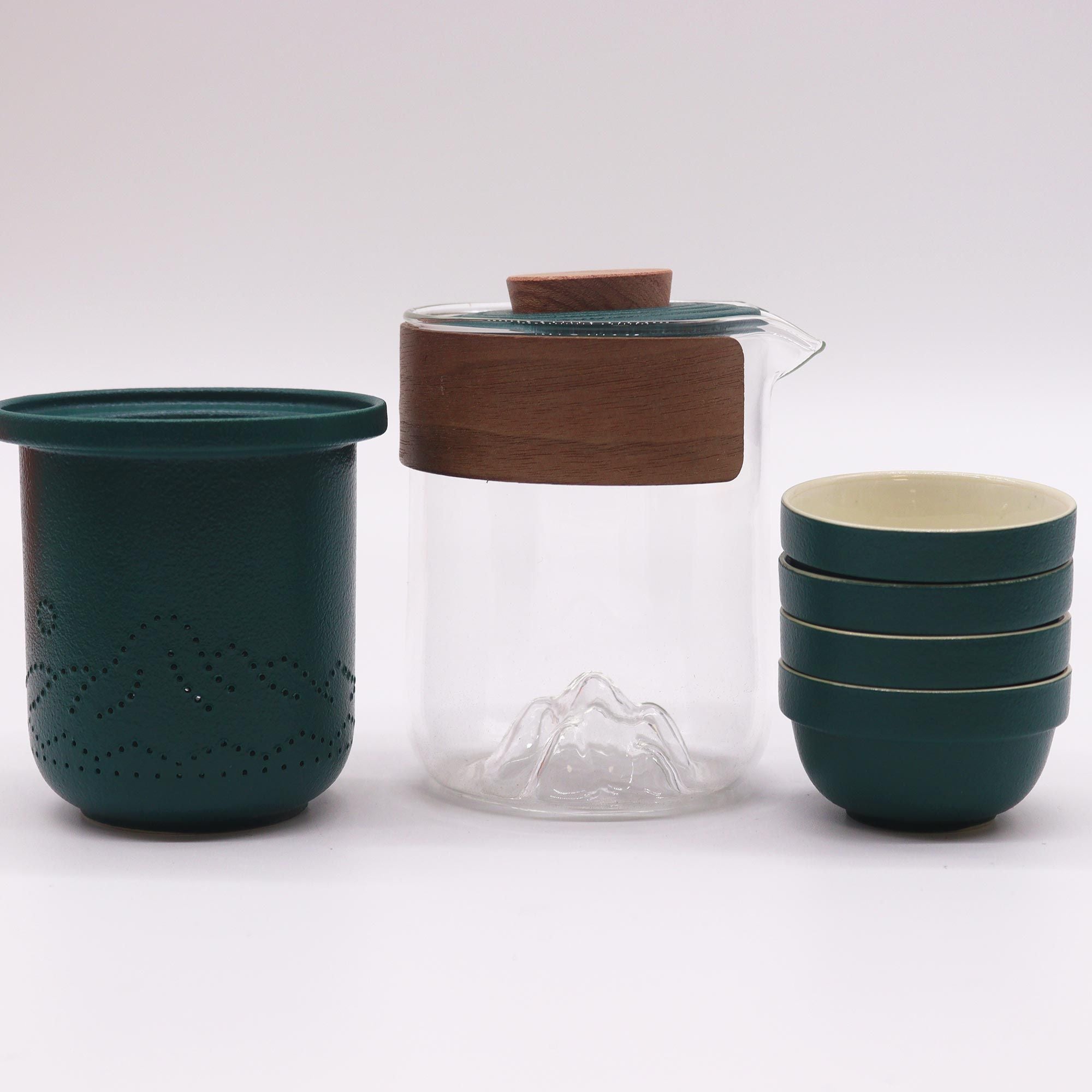 Travel Mountain Teapot Set – Four Friends Travel Pack