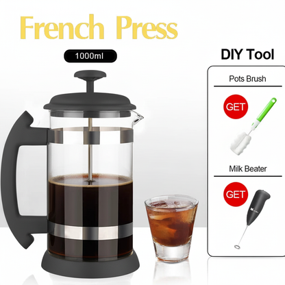 Dark Gray French Press