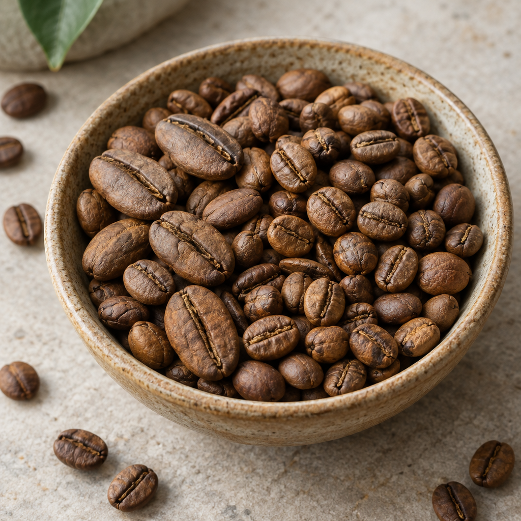 El Salvador whole beans with more natural shape variation