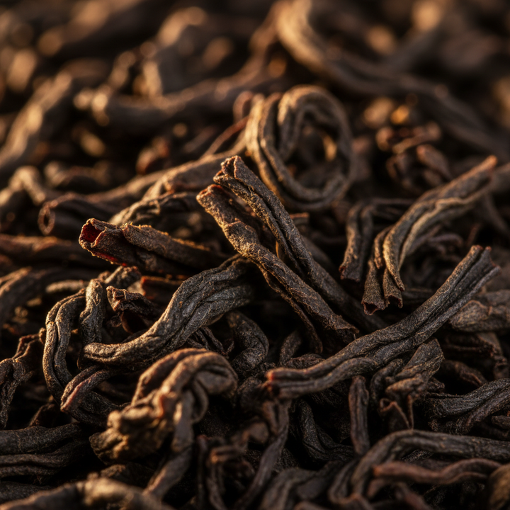 English Breakfast Tea Macro Closeup