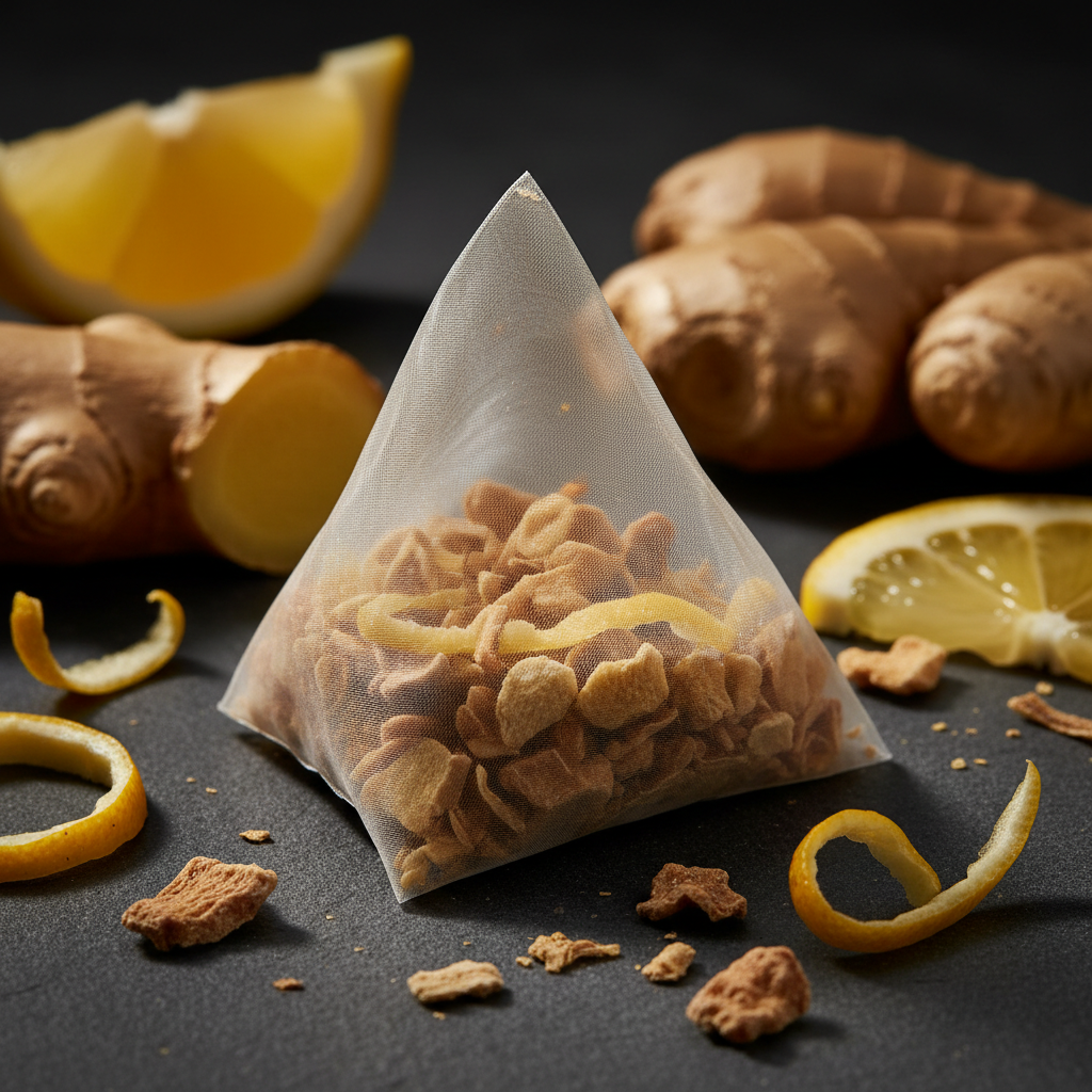 Ember & Olive Coffee Co.® Premium Tea – Lemon and Ginger Herbal Infusion