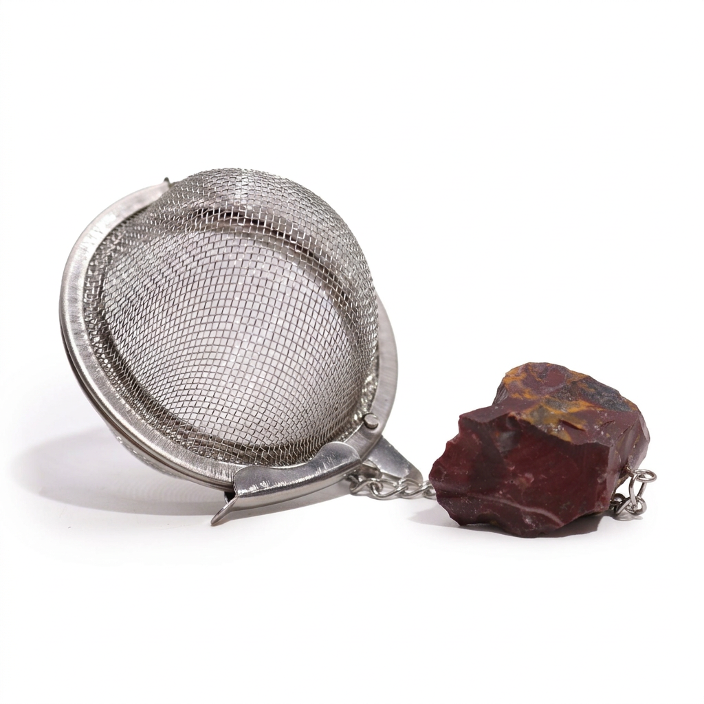 Mookaite Gemstone Tea Strainer | Ember & Olive - Ember & Olive Coffee Co.®