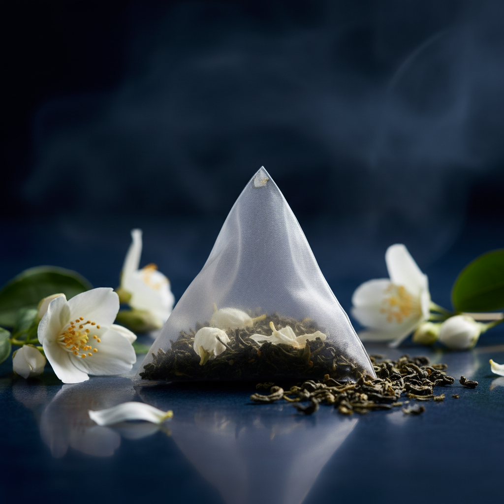 Nocturnal Jasmine — Deep-Filled Pyramid Teabag Hero