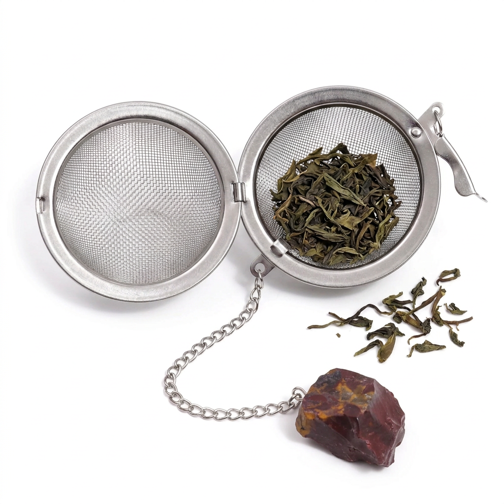 Mookaite Gemstone Tea Strainer | Ember & Olive - Ember & Olive Coffee Co.®