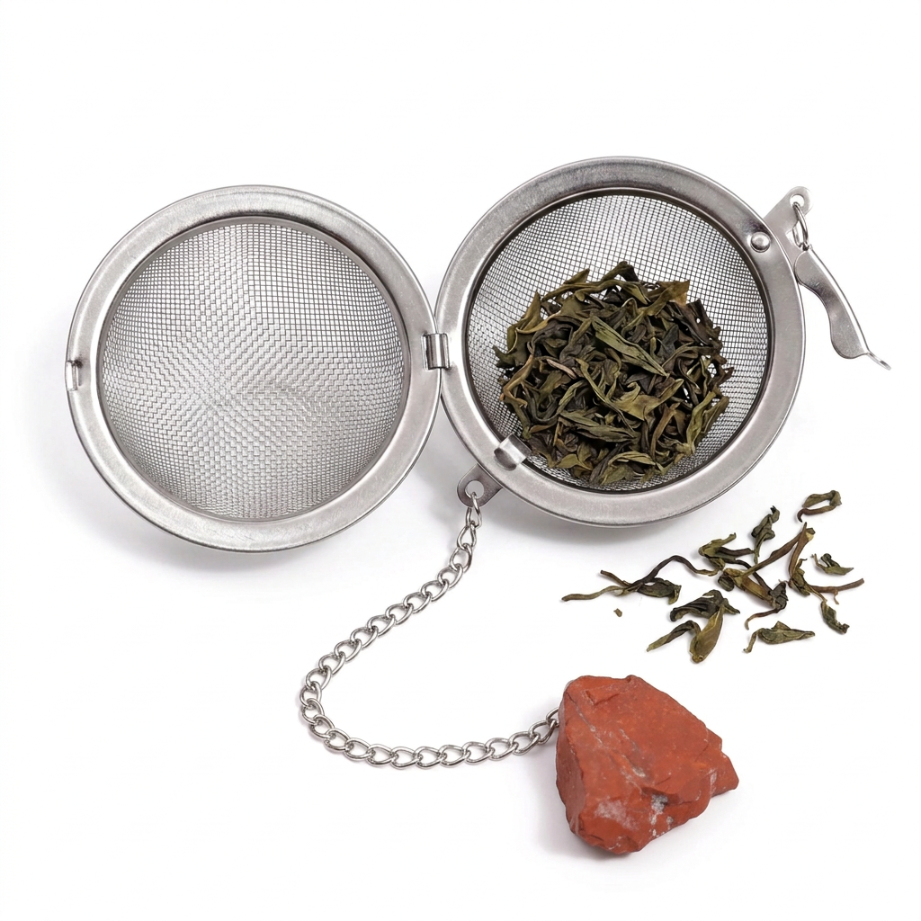 Red Jasper Gemstone Tea Strainer | Ember & Olive - Ember & Olive Coffee Co.®