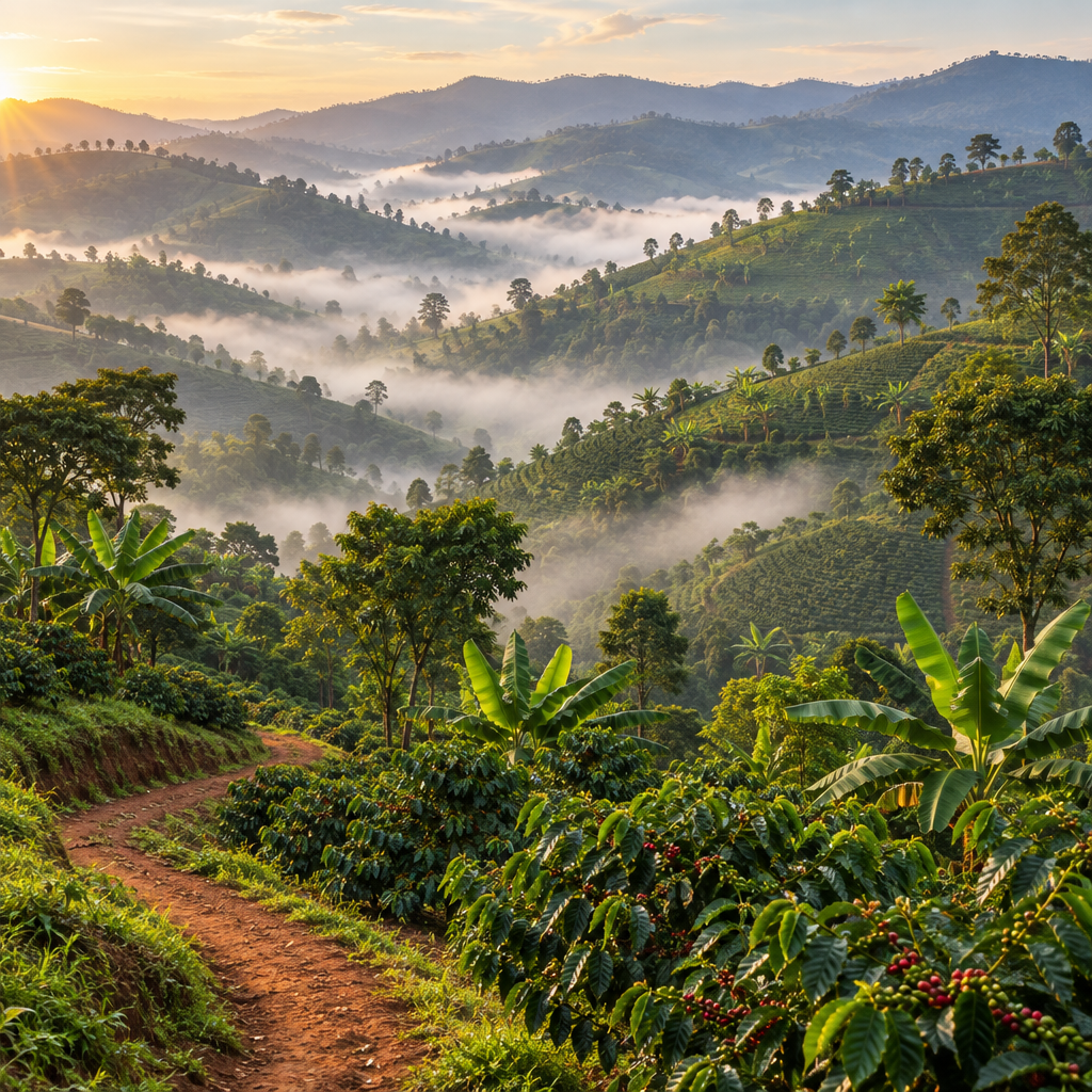 Ember & Olive Coffee Co.® Fresh Roasted Coffee Beans – Rwanda Specialty | The Thousand Hills